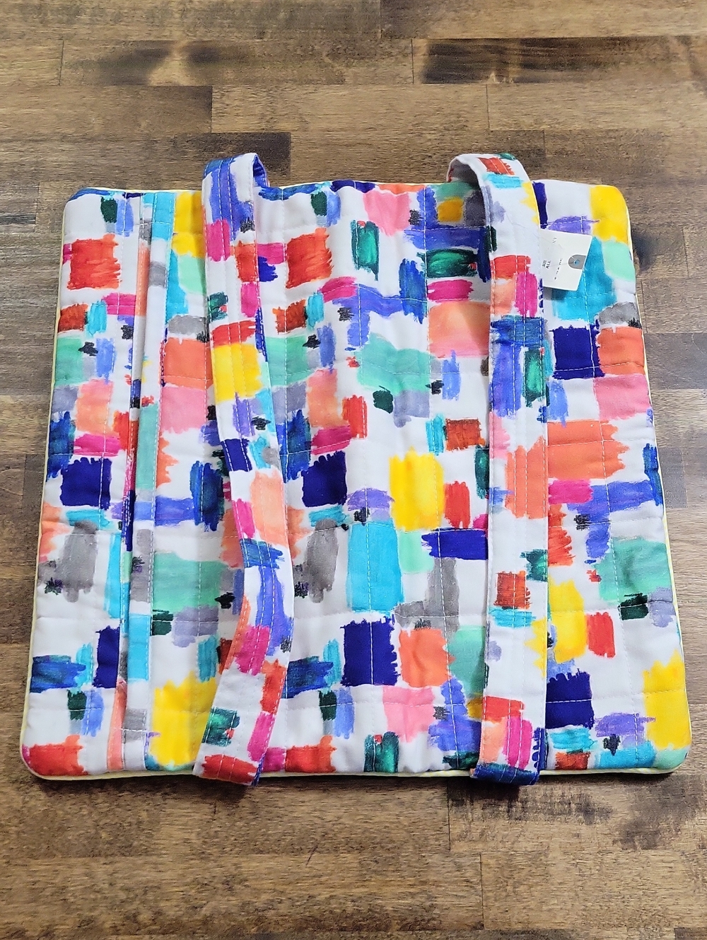 Anthroplogie Multicolor Brushstroke Print Casserole Carrier
